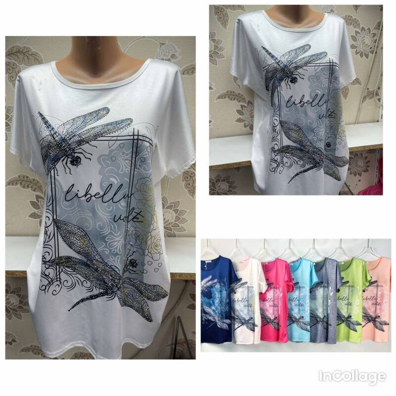 Bluzki damskie Roz L-3XL, Mix Kolor Paczka 12 szt